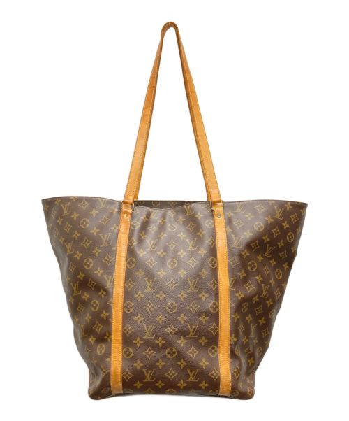 LOUIS VUITTON（ルイ ヴィトン）LOUIS VUITTON (ルイ ヴィトン) サックショッピング　ショルダートートバッグ ブラウンの古着・服飾アイテム