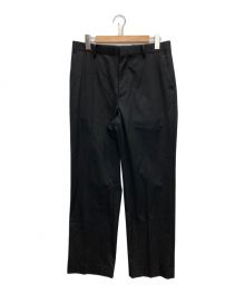 AURALEE（オーラリー）の古着「LIGHT WOOL MAX GABARDINE SLACKS」｜ブラック