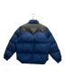 Rocky Mountain FeatherBed (ロッキーマウンテンフェザーベッド) レザーヨークダウンジャケット ブルー サイズ:SIZE 44：30000円