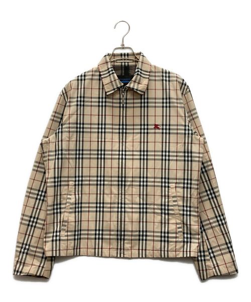 BURBERRY BLUE LABEL（バーバリーブルーレーベル）BURBERRY BLUE LABEL (バーバリーブルーレーベル) ノバチェックスイングトップ ベージュ サイズ:Lの古着・服飾アイテム