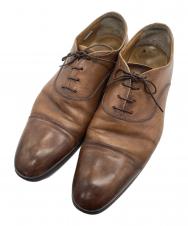 Santoni (サントーニ) ストレートチップレザーシューズ ブラウン サイズ:9½