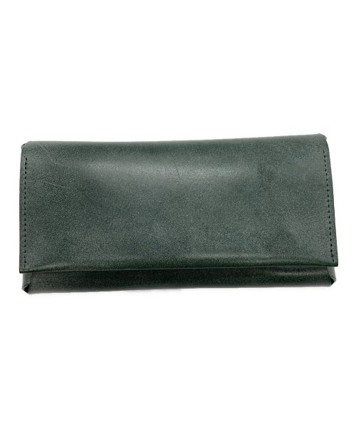 FABRIK（ファブリック）FABRIK (ファブリック) LONG WALLET グリーンの古着・服飾アイテム