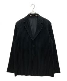 HOMME PLISSE ISSEY MIYAKE（オムプリッセ イッセイ ミヤケ）の古着「TAILORED PLEATS 1」｜ブラック