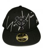 New Era×YOHJI YAMAMOTO×GIANTSニューエラ×ヨウジヤマモト×ジャイアンツ）の古着「キャップ」｜ブラック