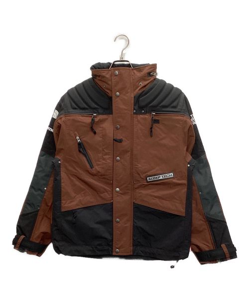 THE NORTH FACE（ザ ノース フェイス）THE NORTH FACE (ザ ノース フェイス) SUPREME (シュプリーム) Steep Tech Apogee Jacket ブラウン サイズ:SIZE Sの古着・服飾アイテム