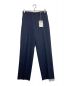 MARKAWARE（マーカウェア）の古着「FLAT FRONT TROUSERS SUPER120s WOOL TROPICAL」｜ネイビー