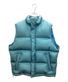 AURALEE（オーラリー）の古着「SUVIN HIGH COUNT CLOTH DOWN VEST/スヴィンハイカウントクロスダウンベスト」｜スカイブルー