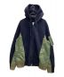 sacai（サカイ）の古着「Sponge Sweat X Ma-1 Zip Up Hoodie」｜ネイビー