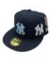 New Era（ニューエラ）の古着「コラボKanjiキャップ」｜ネイビー