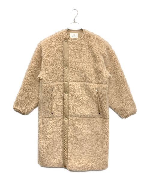 HYKE（ハイク）HYKE (ハイク) FAUX SHEARLING COAT ベージュ サイズ:SIZE Sの古着・服飾アイテム