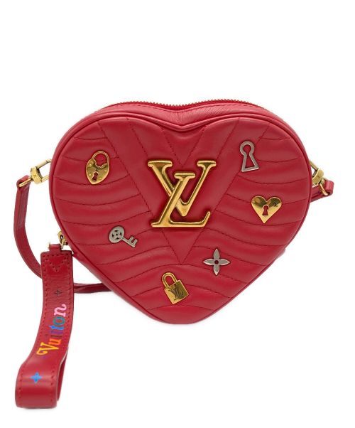 LOUIS VUITTON（ルイ ヴィトン）LOUIS VUITTON (ルイ ヴィトン) ニューウェーブ ラブロックハート ショルダーバッグ レッドの古着・服飾アイテム