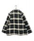 luan (ルアン) 2way shaggy collar coat ブラック×ホワイト サイズ:S：10000円