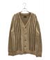 Needles（ニードルズ）の古着「MOHEAR MIX ELBOW PATCH CARDIGAN JSSP」｜ベージュ