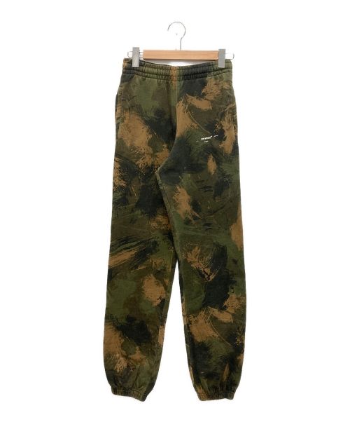 OFFWHITE（オフホワイト）OFFWHITE (オフホワイト) Camouflage Sweatpants カーキ サイズ:SIZE XSの古着・服飾アイテム