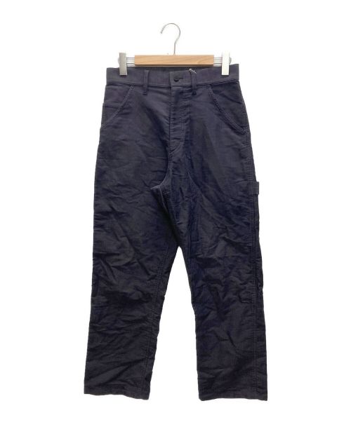 Cale（カル）Cale (カル) COTTON SILK MOLESKIN PAINTER PANTS ネイビー サイズ:SIZE 2の古着・服飾アイテム