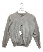 AURALEEオーラリー）の古着「CASHMERE HARD TWIST KNIT CARDIGAN」｜グレー