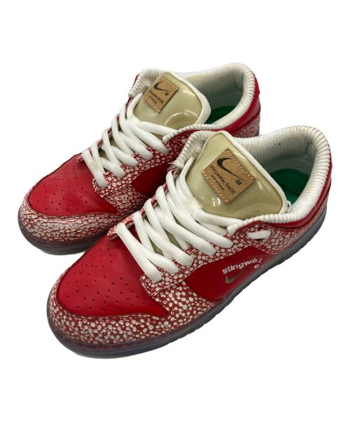 NIKE SB（ナイキエスビー）NIKE SB (ナイキエスビー) DUNK LOW OG QS レッド×ホワイト サイズ:US8の古着・服飾アイテム