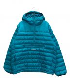 SUPREMEシュプリーム）の古着「Micro Down Half Zip Hooded Pullover」｜スカイブルー