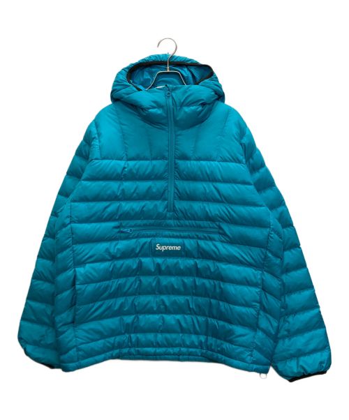 SUPREME（シュプリーム）SUPREME (シュプリーム) Micro Down Half Zip Hooded Pullover スカイブルー サイズ:SIZE Lの古着・服飾アイテム