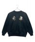 BEAMS（ビームス）の古着「SUKA CREW SWEAT EMBROIDERED」｜ブラック