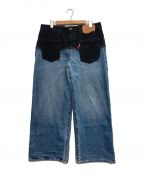 LEVI'S×ADSB ANDERSON BELLリーバイス×）の古着「BAGGY JEAN」｜インディゴブラック