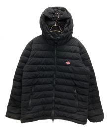 DANTON（ダントン）の古着「MIDDLE DOWN HOODED JACKET」｜ブラック