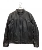 MICHAEL KORSマイケルコース）の古着「Leather Racer Jacket」｜ブラック