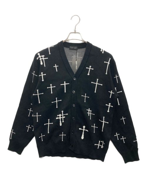 LAST NEST（ラストネスト）LAST NEST (ラストネスト) CROSS CARDIGAN V2 ブラック サイズ:SIZE Lの古着・服飾アイテム