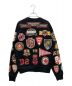 DSQUARED2 (ディースクエアード) COLLEGE PATCH CREWNECK SWEATSHIRT ブラック サイズ:XS：15000円