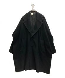 N.HOOLYWOOD（エヌ ハリウッド）の古着「CHESTER FIELD LONG COAT」｜ブラック