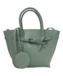 FOXEY（フォクシー）の古着「Mini Everyday Tote」｜エメラルドグリーン