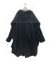 s'yte (サイト) W/TOP MOSSA STOLE COLLAR BIG SILHOUETTE COAT ブラック サイズ:SIZE 3：45000円