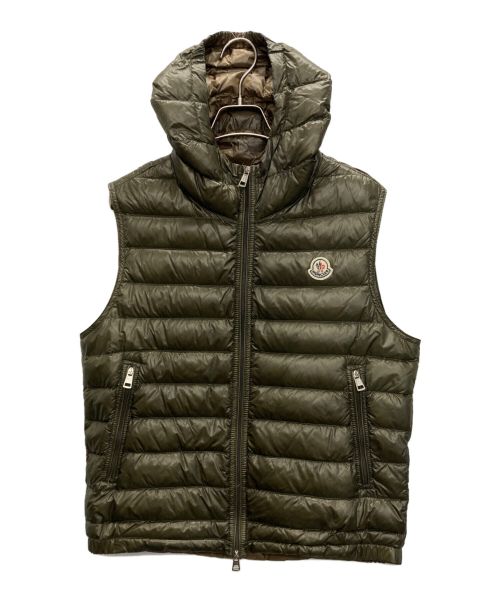 MONCLER（モンクレール）MONCLER (モンクレール) PATRICK GILET カーキ サイズ:SIZE 2の古着・服飾アイテム