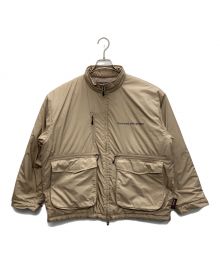 Diaspora Skateboards（ディアスポラスケートボードズ）の古着「Mid Puffer Jacket」｜ベージュ