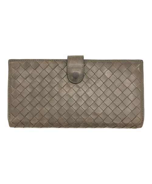 BOTTEGA VENETA（ボッテガベネタ）BOTTEGA VENETA (ボッテガベネタ) イントレチャートロングウォレット サイズ:下記参照の古着・服飾アイテム