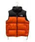 THE NORTH FACE（ザ ノース フェイス）の古着「RETRO NUPTSE VEST レトロ ヌプシ ベスト NF0A3JQQ」｜オレンジ×ブラック