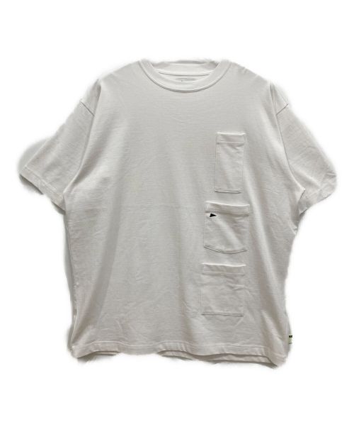 Pilgrim Surf+Supply（ピルグリム サーフサプライ）Pilgrim Surf+Supply (ピルグリム サーフサプライ) SSZ (エスエスズィー) CUSTOM STANDARD TEE　半袖カットソー ホワイト サイズ:Mの古着・服飾アイテム