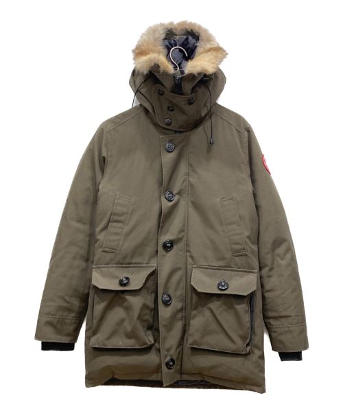 CANADA GOOSE（カナダグース）CANADA GOOSE (カナダグース) BROOKFIELD PARKA ブルックフィールド パーカ コヨーテ ファー 2300JM   カーキ サイズ:Sの古着・服飾アイテム