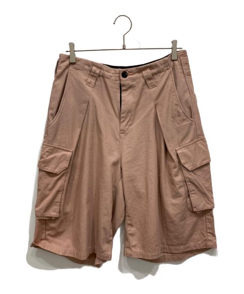 jieda（ジエダ）jieda (ジエダ) GABARDINE CARGO SHORTS ギャバジン カーゴショーツ ピンク サイズ:2の古着・服飾アイテム