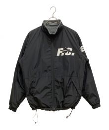 F.C.R.B.（エフシーアールビー）の古着「POLARTEC FLEECE REVERSIBLE BLOUSON」｜ブラック×グレー