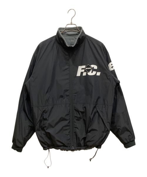 F.C.R.B.（エフシーアールビー）F.C.R.B. (エフシーアールビー) POLARTEC FLEECE REVERSIBLE BLOUSON ブラック×グレー サイズ:ｌの古着・服飾アイテム