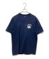 OLD STUSSY（オールドステューシー）の古着「90’ｓ スケボーマン プリント Tシャツ」｜ネイビー