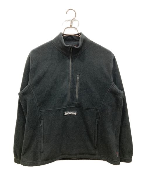 SUPREME（シュプリーム）SUPREME (シュプリーム) Polartec Half Zip Pullover　ハーフ　ジップ　プルオーバー ブラック サイズ:Mの古着・服飾アイテム