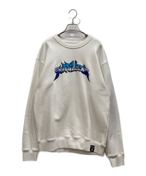 SUPPLIER（サプライヤー）SUPPLIER (サプライヤー) Graffiti Logo Crewneck　ロゴ　ｸﾙｰﾈｯｸ　スウェット ホワイト サイズ:L 未使用品の古着・服飾アイテム