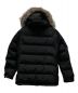 BLACK LABEL CRESTBRIDGE (ブラックレーベル クレストブリッジ) FOX FUR DOWN JACKET フォックスファーダウンジャケット チェック  51F27-227-07 ブラック サイズ:M：17800円