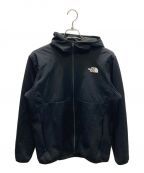 THE NORTH FACEザ ノース フェイス）の古着「Hybrid Nylon Fleece Hoodie」｜ブラック