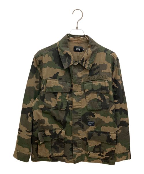 stussy（ステューシー）stussy (ステューシー) ミリタリーフィールドジャケット オリーブ サイズ:SIZE Mの古着・服飾アイテム