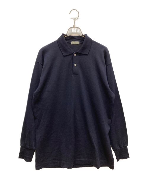 COMME des GARCONS HOMME（コムデギャルソン オム）COMME des GARCONS HOMME (コムデギャルソン オム) ニットポロシャツ HT-040260 ネイビー サイズ:不明の古着・服飾アイテム