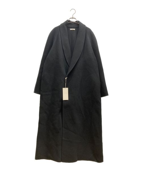 LIDnM（リドム）LIDnM (リドム) Super 140s SHAWL COLLAR CAPE COAT　Im22aw01500-07-02　ショール　カラー　ケープ　コート ブラック サイズ:Mの古着・服飾アイテム