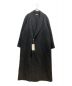 LIDnM（リドム）の古着「Super 140s SHAWL COLLAR CAPE COAT　Im22aw01500-07-02　ショール　カラー　ケープ　コート」｜ブラック